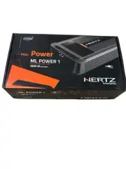 HERTZ MILLE ML POWER 1 MONOBLOCK 1000W RMS SUBWOOFERS CLASS D AMPLIFIER New .