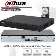 Dahua NVR2208-4KS3 4K 8CH Network Video Recorder NVR Motion Detection IP Camera