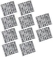 ERINGOGO 10 Pack Mailbox Stickers Outdoor Mailbox Numbers Weatherproof Address Decals
