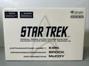 Star Trek Art Asylum 2003 Box Set Kirk Spock McCoy 6" Action Figure Pack Sealed