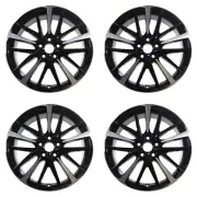 New 19" Replacement Wheels Rims Set for Toyota Camry 2018-2024 Machined Black (for: Toyota)