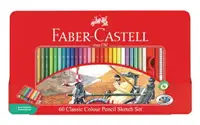 在飛比找樂天市場購物網優惠-FABER-CASTELL油性色鉛筆60色/鐵盒115893
