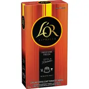 L'OR Passione Rossa Ristretto Intensity 12 Coffee Pods 10 pack