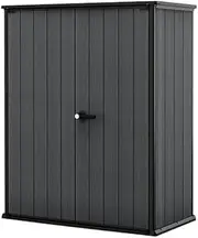 Keter Garden Shed Cortina Alto 1400L Grey Storage Compartment Universal Shed