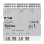 EATON EZD-T16 DIGITAL I/O MODULE, DIN MOUNT, 16 I/O, 12 DC INPUT, 4 OUTPUT