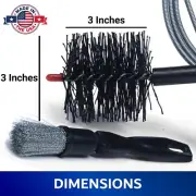 Pellet Stove & Dryer Vent Cleaner Kit, 10Ft. Flexible Long DryerVent Cleaner,...