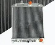 For Honda Civic EK EG B16 B18 1992-2000 32mm pipe 3 ROW Aluminum Radiator AT/MT