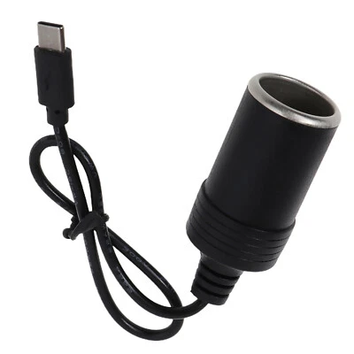 USB-C Type To Car Cigarette Lighter Socket Converter Adapter Plug 45W PD charger