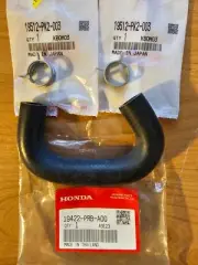 19422-PRB-A00 19512-PK2-003 X2 OEM HONDA K20A2 HOSE COOLER OUTLET HOSE W/ CLAMPS