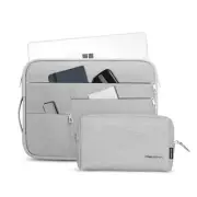 Surface Pro 9 Case,13 For Surface Pro 11/10/9/8/7/6 Gray with Accessory Pouch