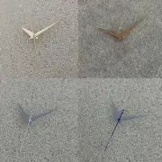 Modified Watch Hands Minute Second Watch Pointers for NH35/NH36/4R/7S Movement