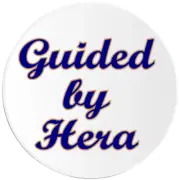 Guided By Hera - 25 Pack Circle Stickers 3 Inch - Greek Mythology Goddess