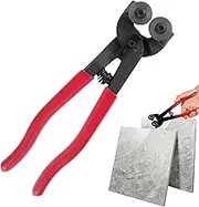 Tile Cutter Hand Tool – Heavy Duty Mosaic Tile Cutter | Wheeled Tile Nippers for Glass, Ceramic, Stone, Metal Cutting, Precision Mosaic Pliers, Manual Tile Cutting Tool for and Professionals