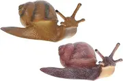Kisangel Educational Snail Statues Simulation Animal Toys Snail Decorations Miniature Models