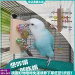 【台灣出貨.】鳥類啃咬玩具 虎皮 牡丹 玄鳳 小太陽 鸚鵡 益智解悶玩具 鳥類互動 啃咬 磨嘴 攀爬 秋韆玩具 鸚鵡髮洩