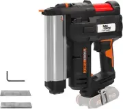 WORX WX840.9 18V (20V Max) Cordless Nail/Staple Gun - (Tool only - Battery & ...