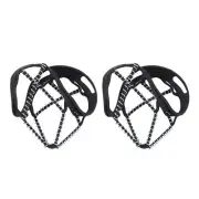 Spring Silicone -Skiing Shoe Cover Non-Slip Elastic Shoe Boots Spike Shoe9445