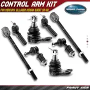 8x Stabilizer Bar Link & Tie Rod End for Mercury Villager Nissan Quest 1993-2002 (for: Nissan)