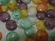 100 x Mixed Colour Flower Pattern 14mm Shank Sewing Buttons – Clothes Bling, Knitting, Card Making, Scrapbook Art