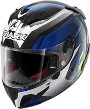 Shark Race-R Pro Aspy Helmet, black-blue, Size S for Men Black Blue