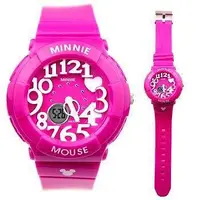 在飛比找Yahoo!奇摩拍賣優惠-迪士尼米奇兒童女孩手錶 立體數字雙顯示石英錶防水運動錶