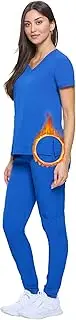 [ACTIVE UNIFORMS] Women's Essential Scrub Set Cool Stretch Jogger Scrub Top and Pant Nursing Uniform Clearance Workwear