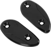 Motorcycle Rearview Black Mirror Block Off Base Plates 2PCS Motorcycle Rear Mirror Hole Cover Aluminium Alloy Mirror Block Off Base Plates Fit for CBR1000RR 2020 to 2023 (Black)