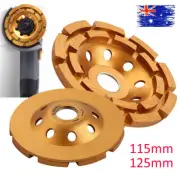 115/125 Concrete Diamond Grinding Cup Wheel Disc Grinding Wheel Double Row Turbo
