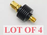 LOT OF 4 NEW MINI-CIRCUITS VAT-10W2+ 2W 0MHz-6GHz RF/MICROWAVE FIXED ATTENUATOR