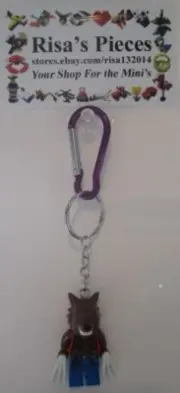 LEGO Mini-Figure Carabiner Keychain - Werewolf (1 Keychain)
