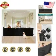 Safety-Certified 34'' Tall Retractable Gate for Kids & Pets - 100'' Wide Design