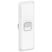 Clipsal Pro Series, rocker, marked ZONE 1, White - P40Z1R-XW