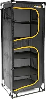 OZtrail 5 Shelf Storage Camping Folding Cupboard