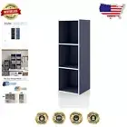 Versatile 3-Cube Storage Shelves - Engineered Wood Organizer for Any Space