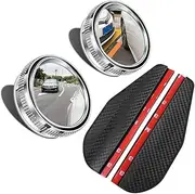 Side Mirror Blind Spot Convex Mirror - 2 Pack 360° Wide Angle Blind Spot Mirrors Car Suction Cup | Rearview Mirror Adhesive, Rearview Mirror Accessories, Car SUV Auto Exterior Accessories