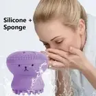 Silicone Face Cleansing Brush Facial Deep Pore Skin Care Scrub Cleanser Tool WH2