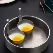 2PCS Egg Poacher Stainless Steel Poached Egg Cooker,Hangable Poached Egg Cups