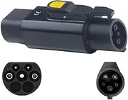 Type 2 to Type 1 EV Adapter EV Charger Adapter Adapter 32A Type 2 IEC 62196 Male to Type 1 SAE J1772 Female Convertor