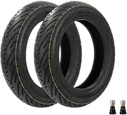FKAUPUZTY Fit For Ninebot Max G30 G30D G30LP 10 Inch 60/70-6.5 Tubeless Tire Vacuum Tire Electric Scooter Front And Rear Tire With Nozzle(2PCS)
