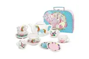 Champion - Unicorn Porcelain 13 Piece Tea Set