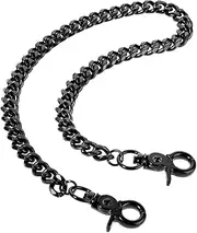 WY LIGHTING LEVEL aist Chain Heavy Duty Metal Keychain Punk Wallet Chains Hip Hop Keyholder Round Clasp Goth Keyring for Pants