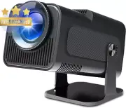 Mini Projector 4K 1080P 10000 Lumens 5G WiFi Bluetooth Android 11 Portable Black