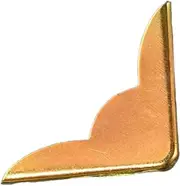 Metal Book Corner Protectors Edge Cover Guard 22 X 22 X 4mm Gold Tone 30pcs (Gold, One Size)