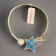 New Shooting Star Celestial Choker Necklace Crystals Betsey Johnson