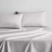 Sheridan 500TC Cotton Sateen Sheet Set in Silver Size: King 50cm