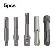 SDS Plus Socket Driver Drill Bit Adapter Set with 1/4 3/8 1/2 Adapter Sizes