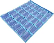 Homoyoyo Clear Pocket Classroom Organizer Wall Hanging Cell Phone Calculator Holder with Hooks Sturdy Nonwoven Stickers Optimizes Space for Enhanced Learning