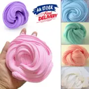 60ml Fluffy Slime Putty Floam Gag Mud Toy Puzzle Autism Kid Reduce Stress Relief