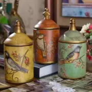 Vintage Ceramic Kitchen Jars Storage Jars Retro Tea Candy Jar Tin Sugar Cans