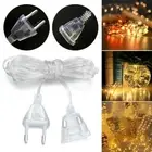 Transparent With Switch 220V Light String Extension Cord Extension Cord Cable